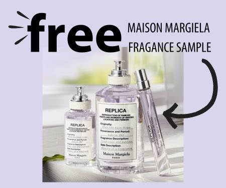 perfume samples replica|maison margiela free samples.